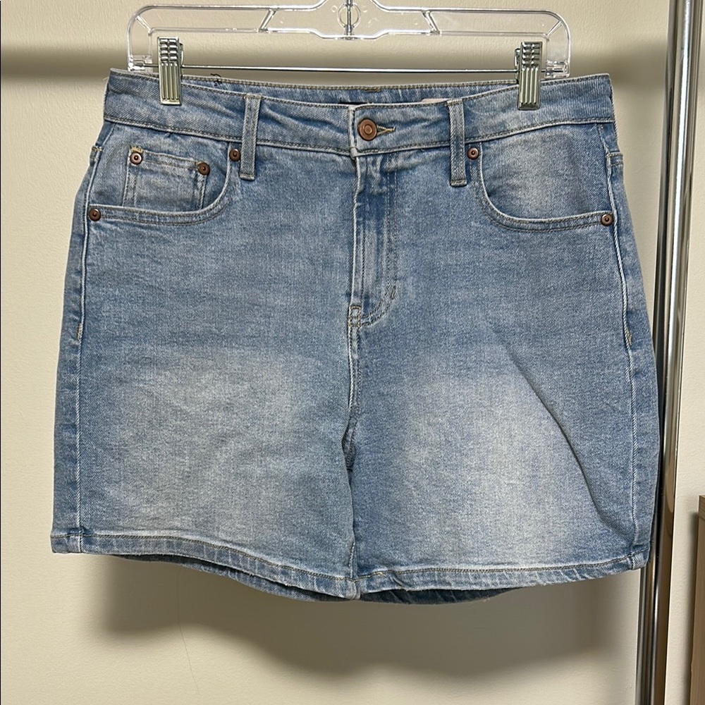 BCBGeneration Light Blue Denim Jean Shorts